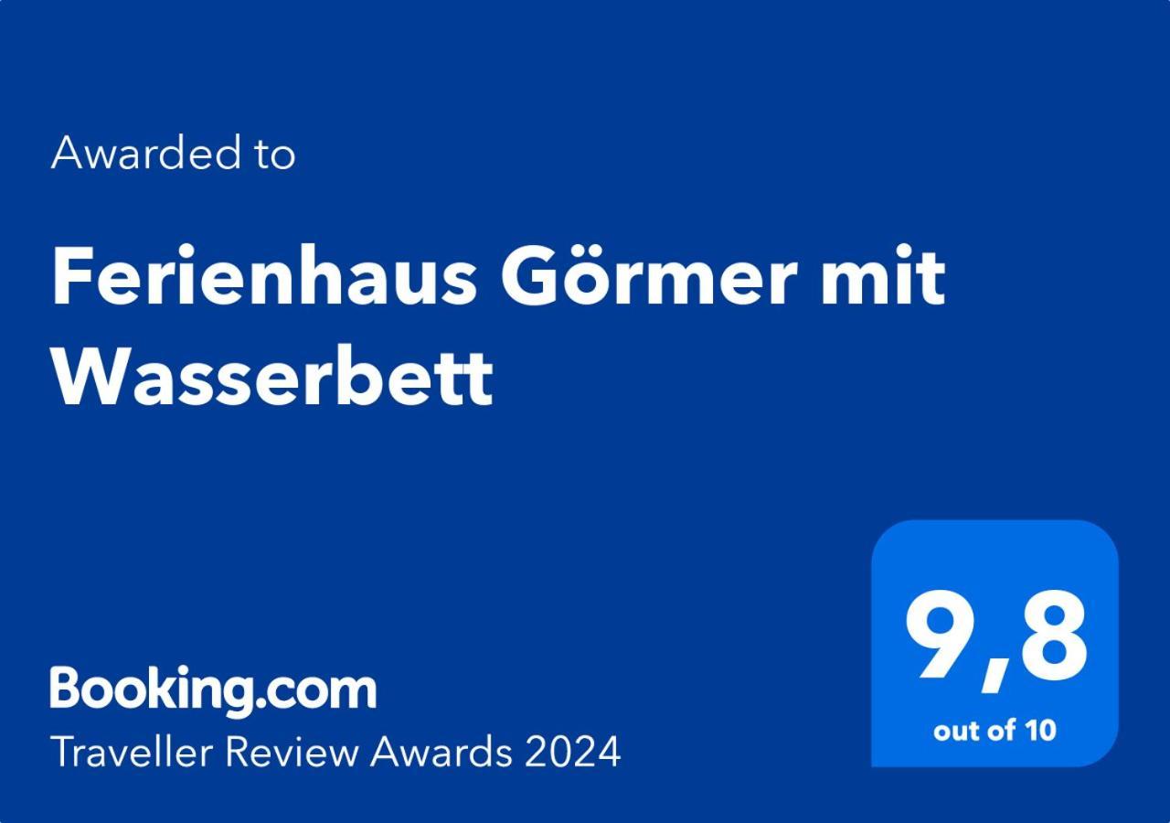 Ferienhaus Goermer Mit Wasserbett Schmölln المظهر الخارجي الصورة